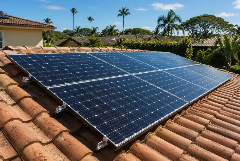 Installation de panneaux solaires à Égat